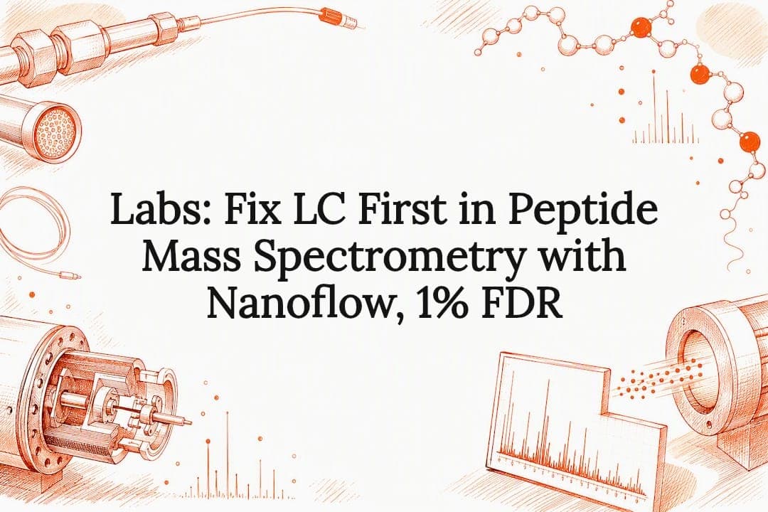 Labs: Fix LC First in Peptide Mass Spectrometry with Nanoflow, 1% FDR