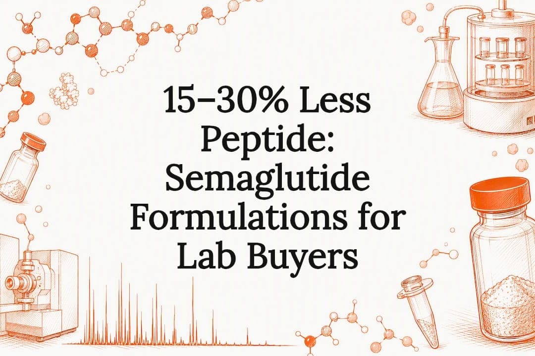15–30% Less Peptide: Semaglutide Formulations for Lab Buyers