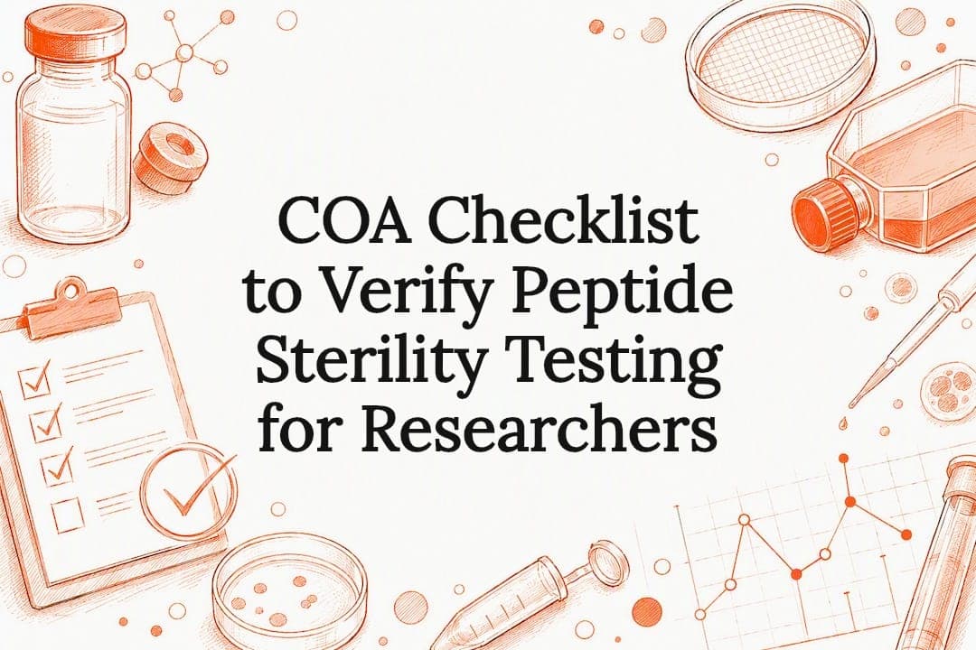 COA Checklist to Verify Peptide Sterility Testing for Researchers