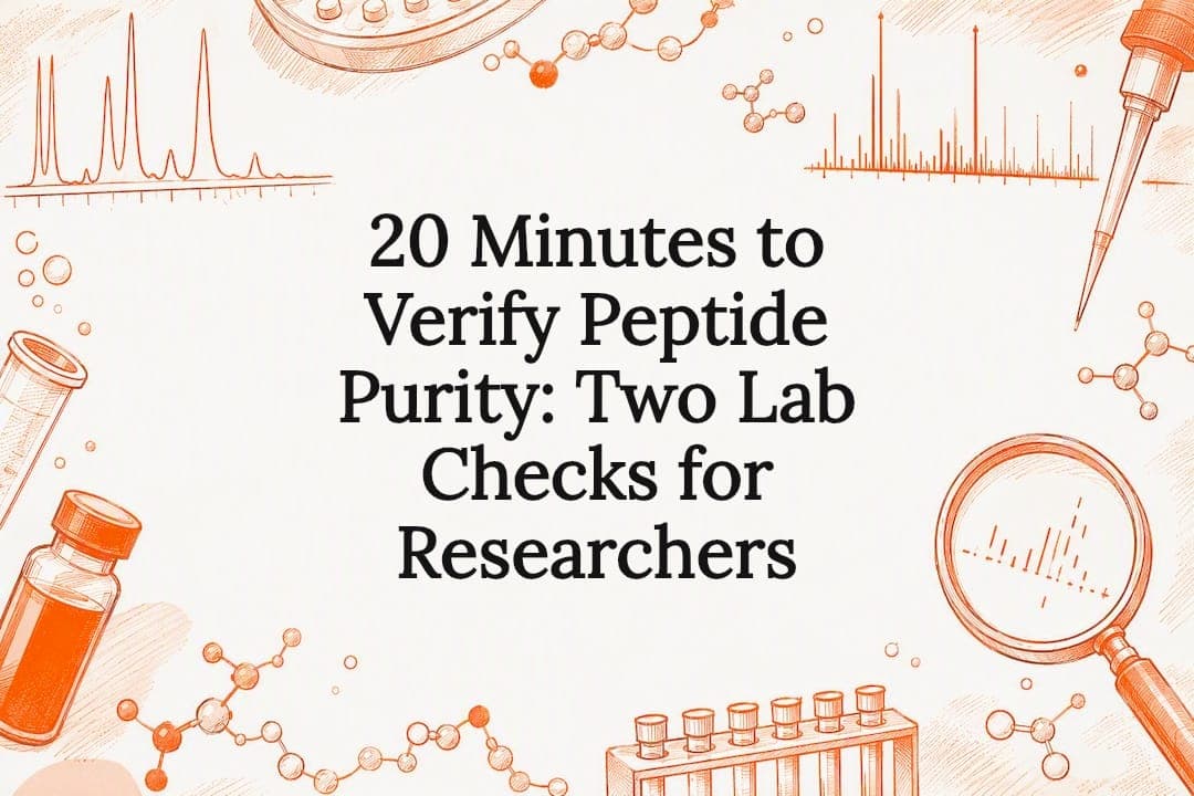 20 Minutes to Verify Peptide Purity: Two Lab Checks for Researchers