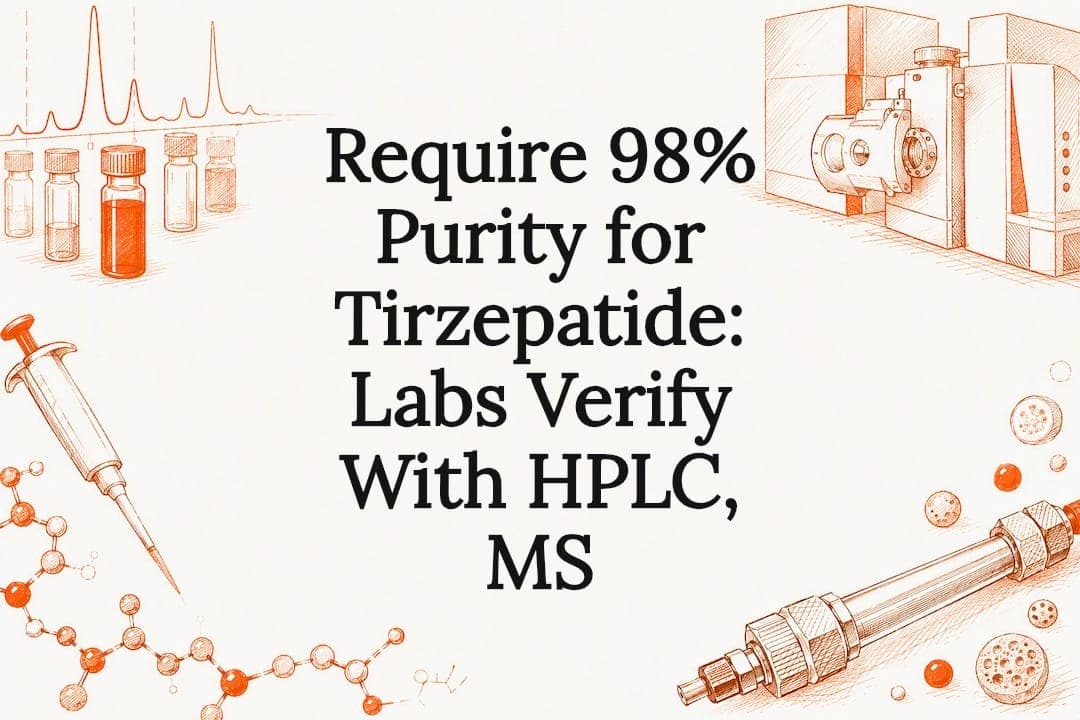Require 98% Purity for Tirzepatide: Labs Verify With HPLC, MS