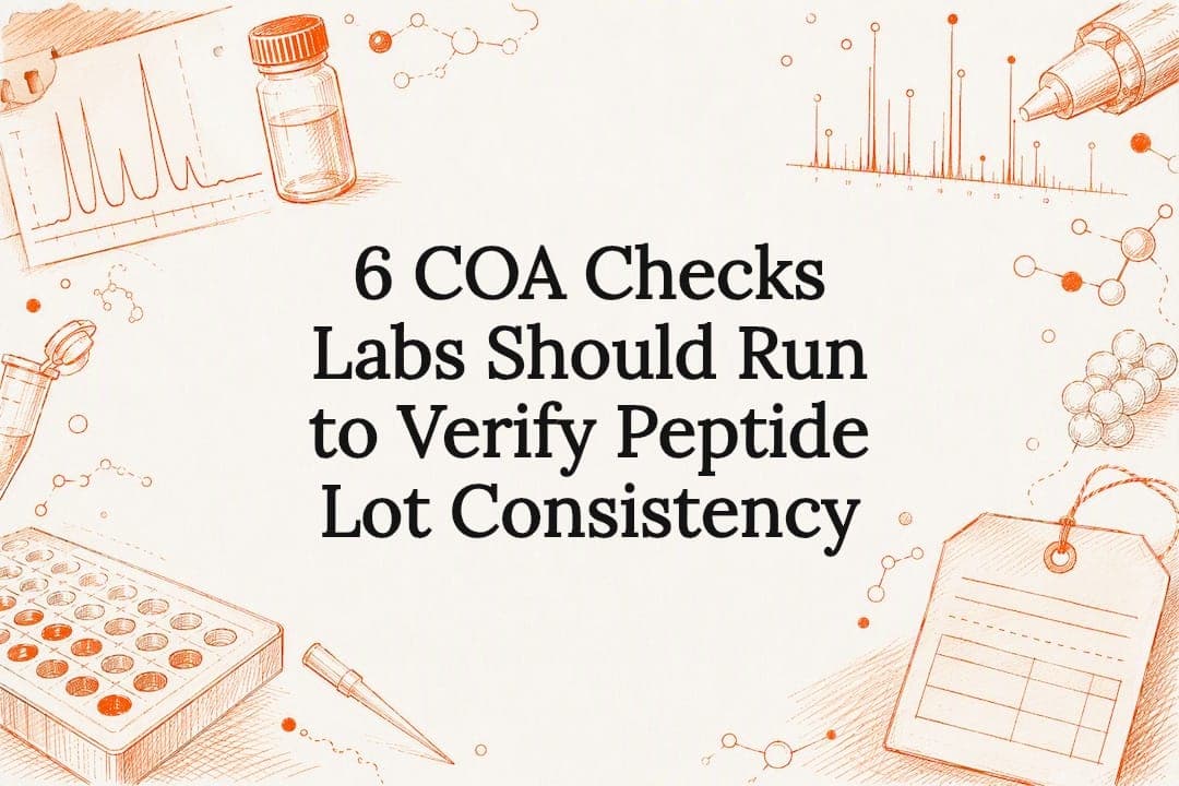 6 COA Checks Labs Should Run to Verify Peptide Lot Consistency