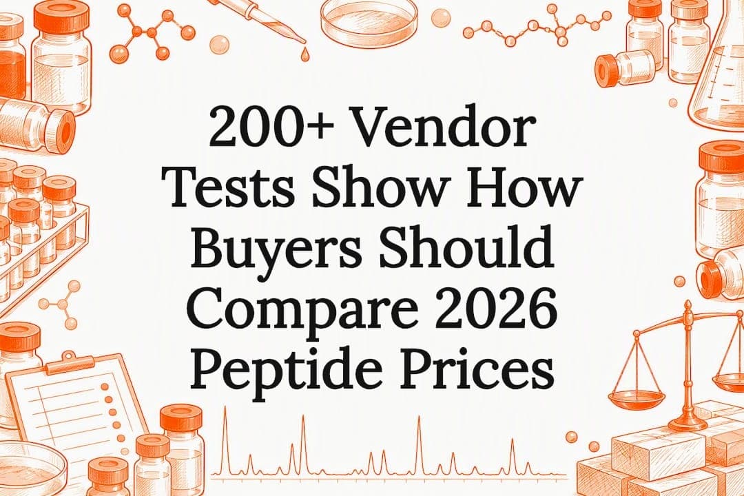 200+ Vendor Tests Show How Buyers Should Compare 2026 Peptide Prices