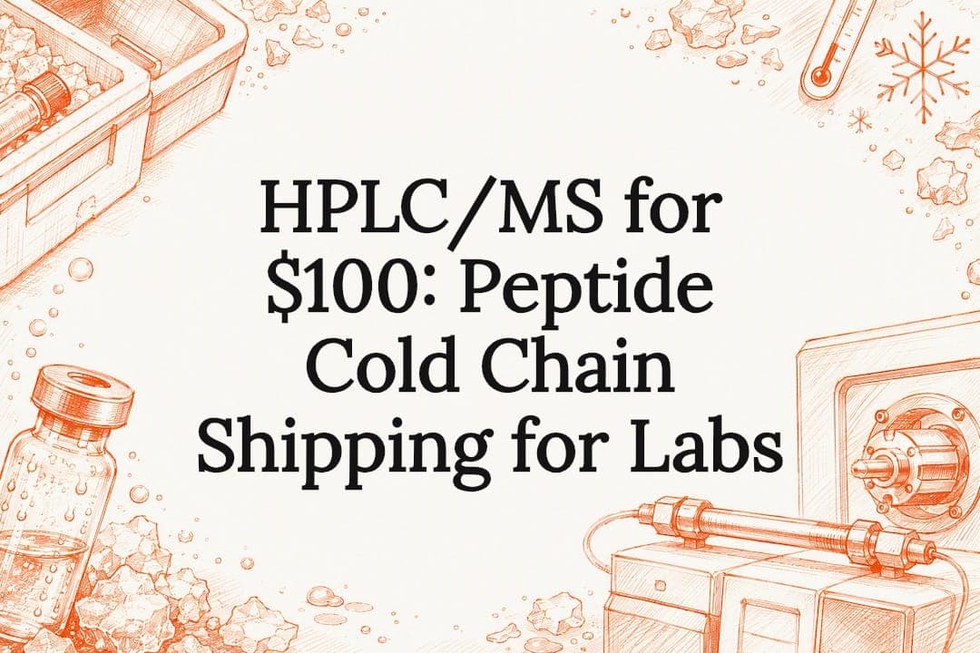 HPLC/MS for $100: Peptide Cold Chain Shipping for Labs